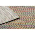 Miniatyrbild 3 av 5: Modern FISY matta SISAL 20776 sicksack, melange regnbågefärgad, 80x150 cm