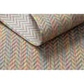 Miniatyrbild 4 av 5: Modern FISY matta SISAL 20776 sicksack, melange regnbågefärgad, 80x150 cm