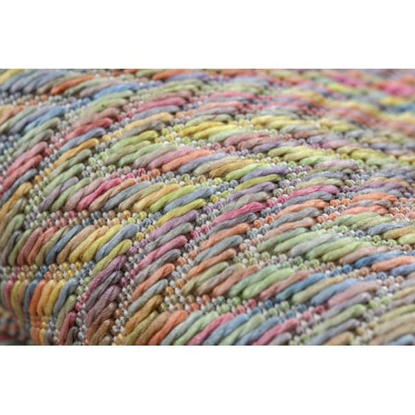 Modern FISY matta SISAL 20776 sicksack, melange regnbågefärgad, 80x150 cm