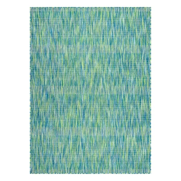 Modern FISY matta SISAL 20777 bälten, melange blå, 180x270 cm