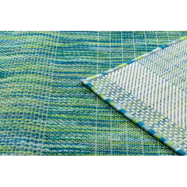 Modern FISY matta SISAL 20777 bälten, melange blå, 180x270 cm