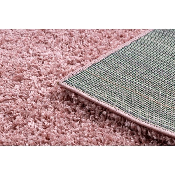 Tæppe SOFFI shaggy 5cm lyserød, 80x150 cm