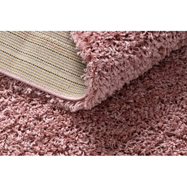Tæppe SOFFI shaggy 5cm lyserød, 80x150 cm