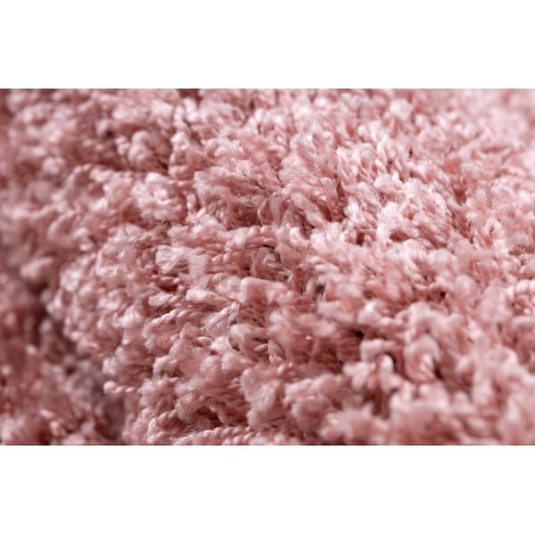 Tæppe SOFFI shaggy 5cm lyserød, 80x150 cm