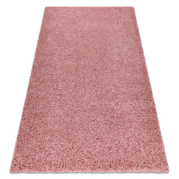 Tæppe SOFFI shaggy 5cm lyserød, 80x150 cm