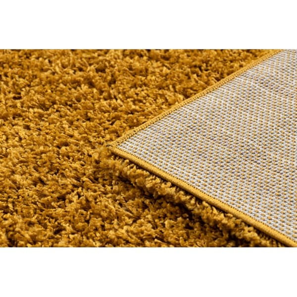 Tæppe SOFFI shaggy 5cm guld, 200x290 cm