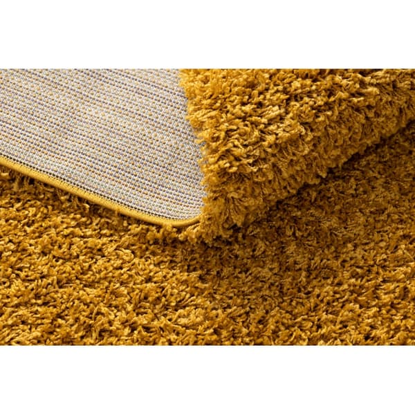 Tæppe SOFFI shaggy 5cm guld, 200x290 cm