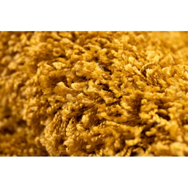 Tæppe SOFFI shaggy 5cm guld, 200x290 cm