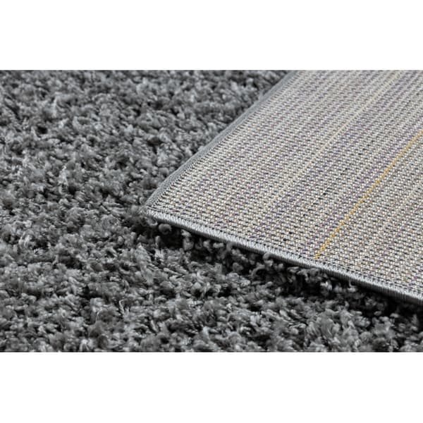 Tæppe SOFFI shaggy 5cm grå, 80x150 cm