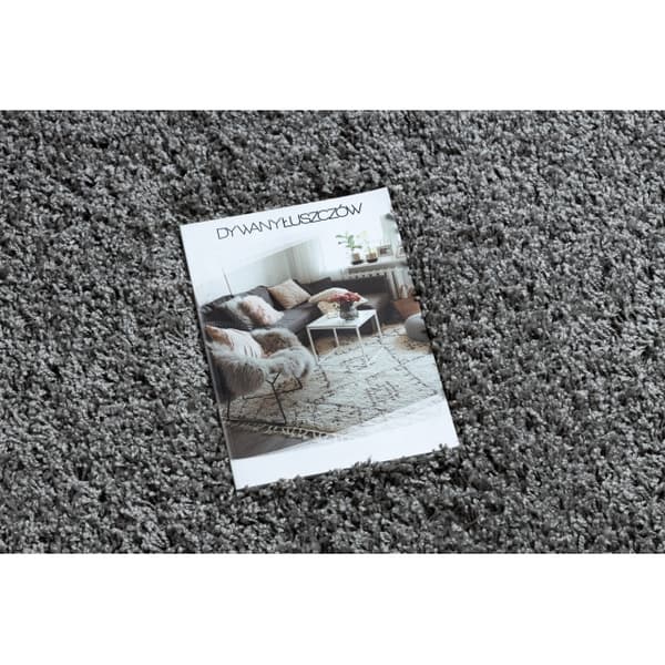 Tæppe SOFFI shaggy 5cm grå, 80x150 cm