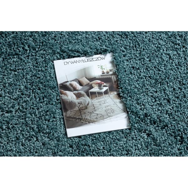 Tæppe SOFFI shaggy 5cm blå, 160x220 cm