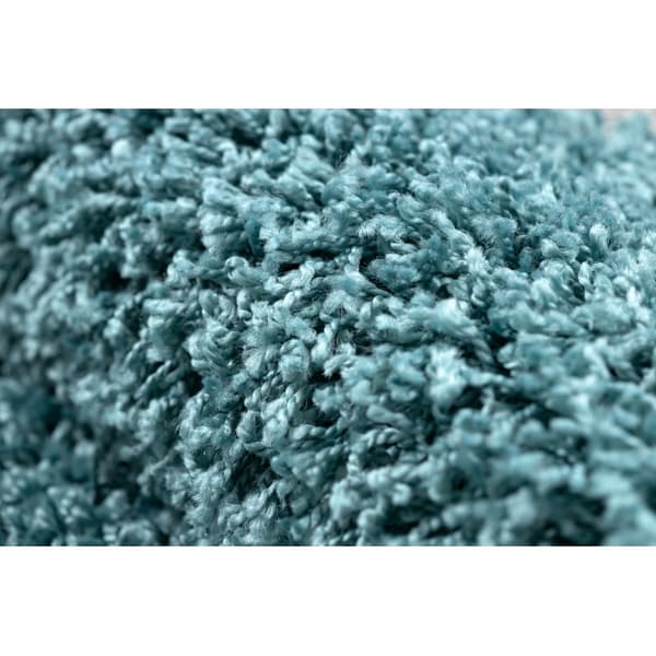 Tæppe SOFFI shaggy 5cm blå, 180x270 cm