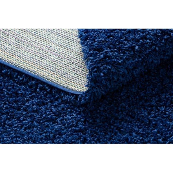 Tæppe SOFFI shaggy 5cm marineblå blå, 160x220 cm