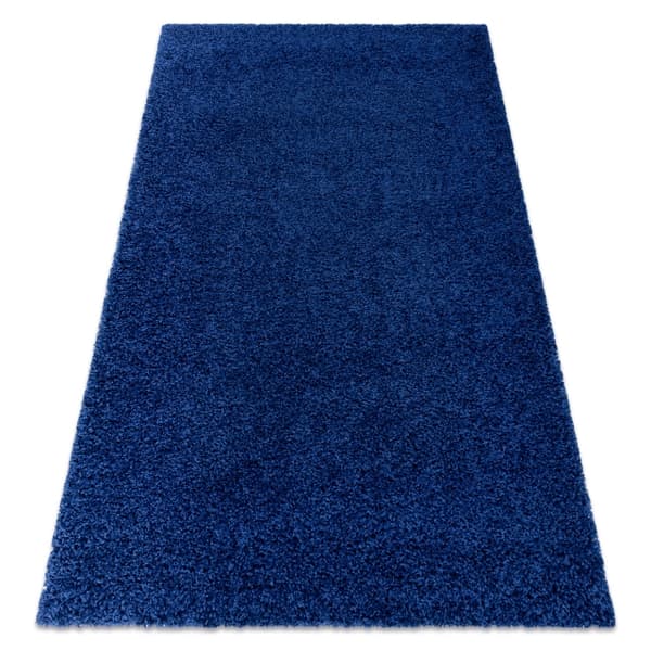 Tæppe SOFFI shaggy 5cm marineblå blå, 160x220 cm