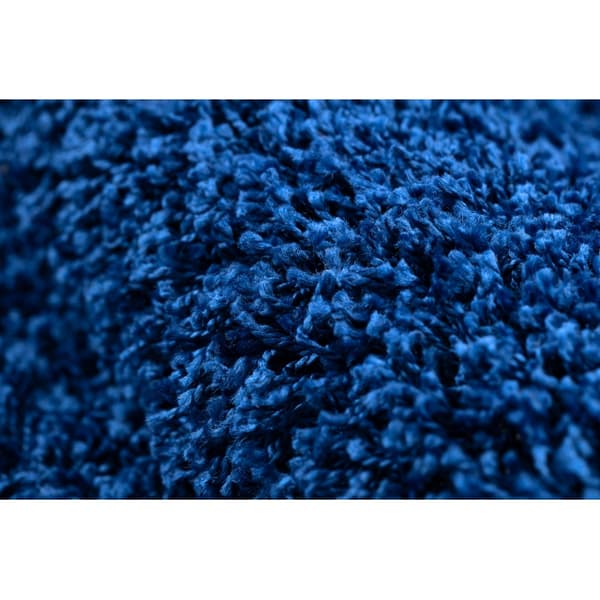 Tæppe SOFFI shaggy 5cm marineblå blå, 200x290 cm