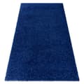Miniatyrbillede 1 af 5: Tæppe SOFFI shaggy 5cm marineblå blå, 200x290 cm
