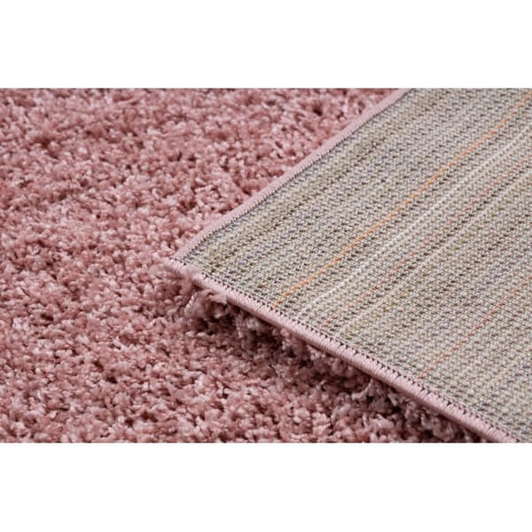 Matta, Löpare SOFFI shaggy 5cm rosa - för kök, korridor och hall, 70x300 cm