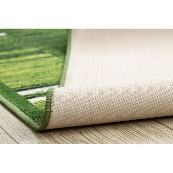 Löpare anti-halk ADAGIO gum grön 100 cm, 100x1300 cm