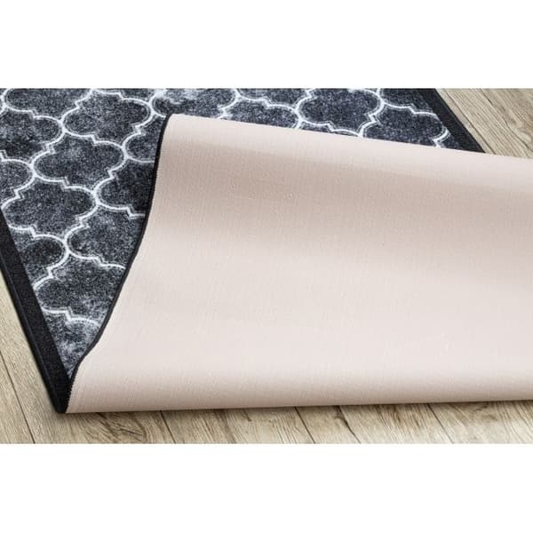 Löpare anti-halk CLOVER grå 67 cm, 67x140 cm
