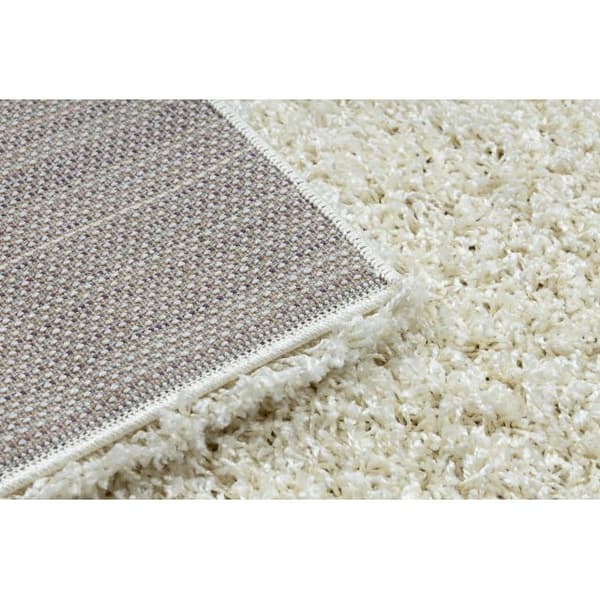 Matta, Löpare SOFFI shaggy 5cm kräm - för kök, korridor och hall, 70x300 cm