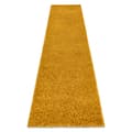 Miniatyrbild 1 av 5: Matta, Löpare SOFFI shaggy 5cm guld - för kök, korridor och hall, 70x250 cm