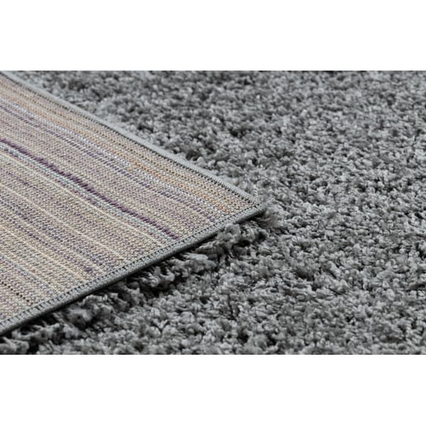 Tæppe, Fortovet SOFFI shaggy 5cm grå - ind i køkkenet, til gangen, til korridoren, 80x300 cm