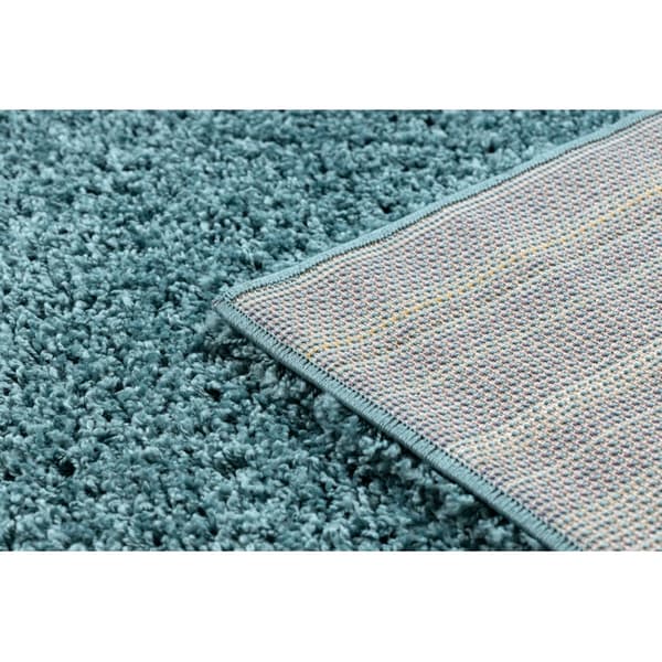 Matto, Matto SOFFI shaggy 5cm sininen - keittiöön, eteinen, käytävään, 80x250 cm