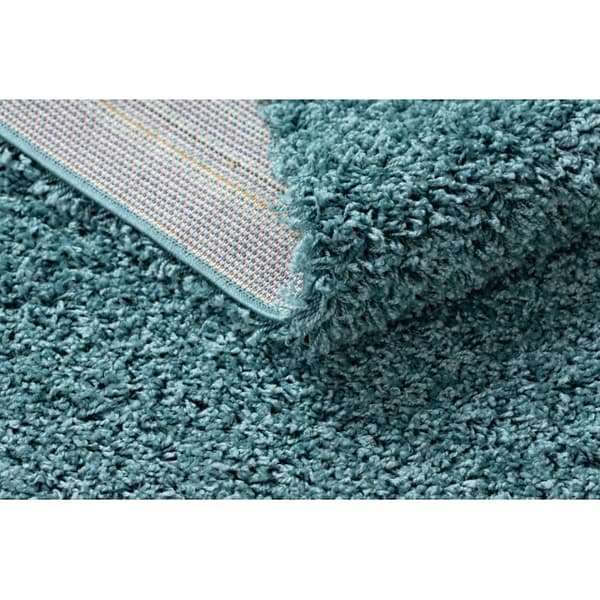 Matto, Matto SOFFI shaggy 5cm sininen - keittiöön, eteinen, käytävään, 80x250 cm