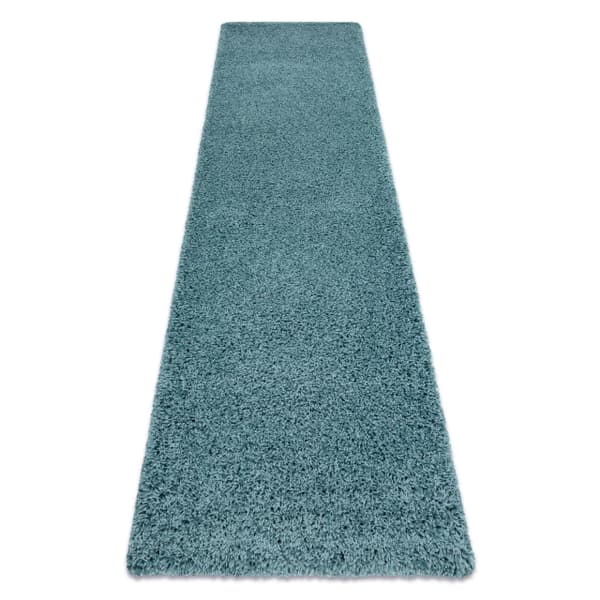 Matto, Matto SOFFI shaggy 5cm sininen - keittiöön, eteinen, käytävään, 80x250 cm
