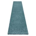 Pikkukuva 1 / 5: Matto, Matto SOFFI shaggy 5cm sininen - keittiöön, eteinen, käytävään, 80x300 cm