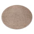Miniatyrbillede 1 af 5: Tæppe SOFFI hjul shaggy 5cm beige, cirkel 160 cm