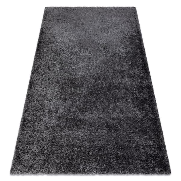 Matta FLUFFY shaggy grå, 200x290 cm