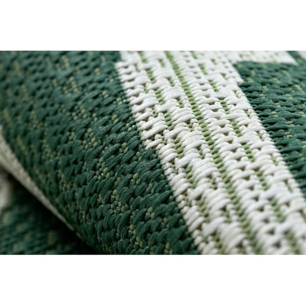 Tæppe Strenge SISAL COLOR 19676362 Linjer beige / grøn, 120x170 cm