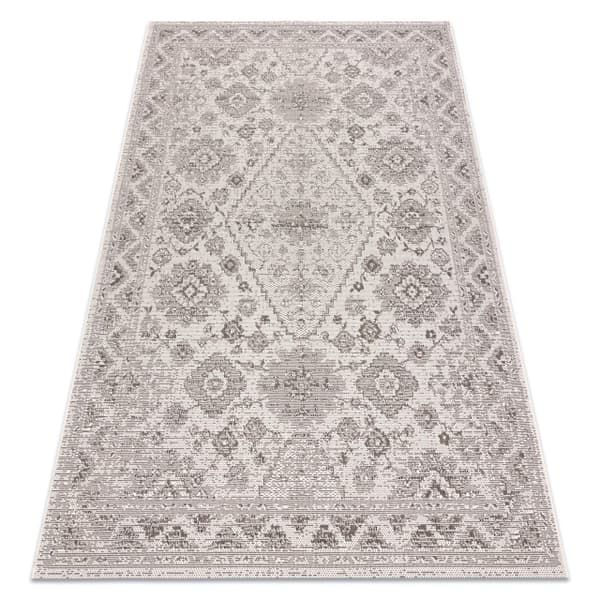 Tæppe Strenge SISAL COLOR 19521260 Pynt, ramme beige, 80x150 cm