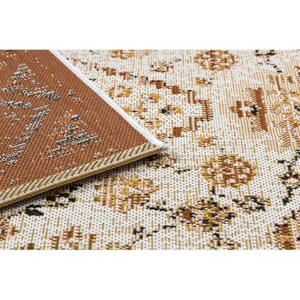 Tæppe Strenge SISAL COLOR 19521460 Pynt, ramme, kanel - beige, 80x150 cm