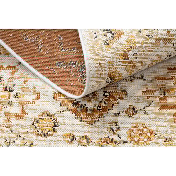 Tæppe Strenge SISAL COLOR 19521460 Pynt, ramme, kanel - beige, 80x150 cm