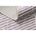 Miniatyrbillede 4 af 5: Tæppe Strenge SISAL COLOR 47176260 Linjer, trekanter, zigzag beige / puce, 80x150 cm