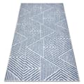 Pikkukuva 1 / 5: Matto String SIZAL COLOR 47176360 Rivit, kolmiot, zigzag beige / sininen, 120x170 cm