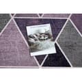 Miniatyrbild 2 av 5: Löpare anti-halk TRIANGLER gummi violett 67 cm, 67x160 cm