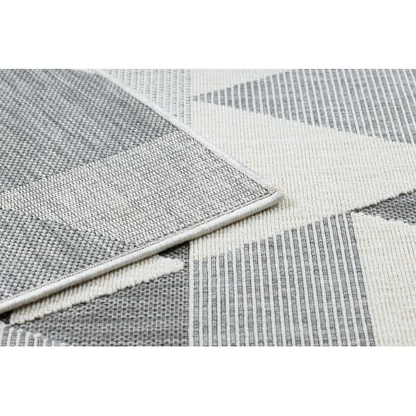 Matta SPRING 20409662 triangles sisal, ögla - kräm, 120x170 cm