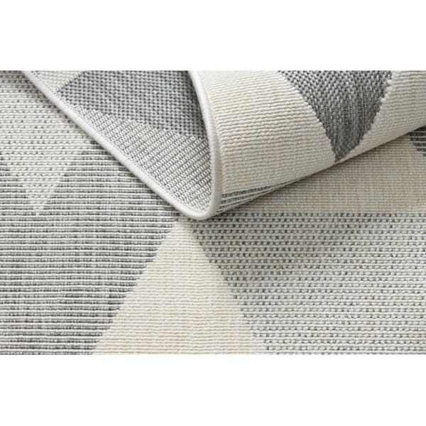 Matta SPRING 20409662 triangles sisal, ögla - kräm, 120x170 cm