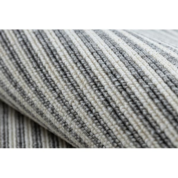 Matto SPRING 20411332 linjat, kehys string, looping - harmaa, 80x150 cm