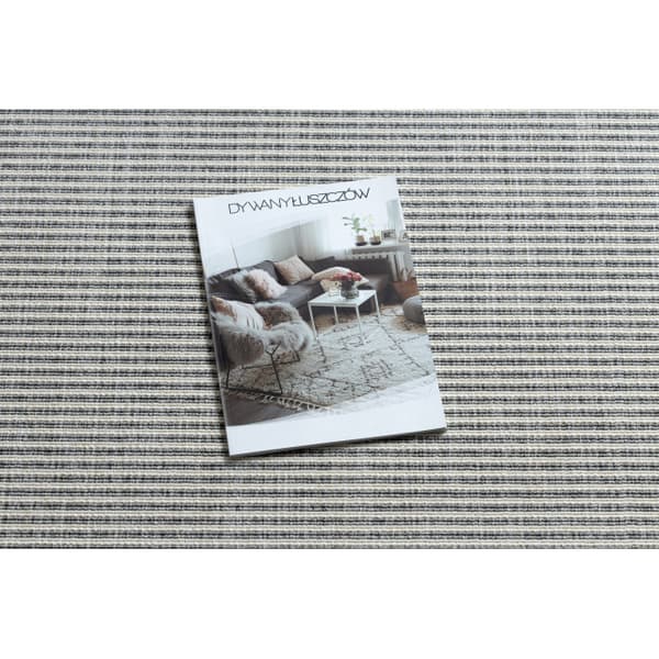 Matto SPRING 20411332 linjat, kehys string, looping - harmaa, 80x150 cm