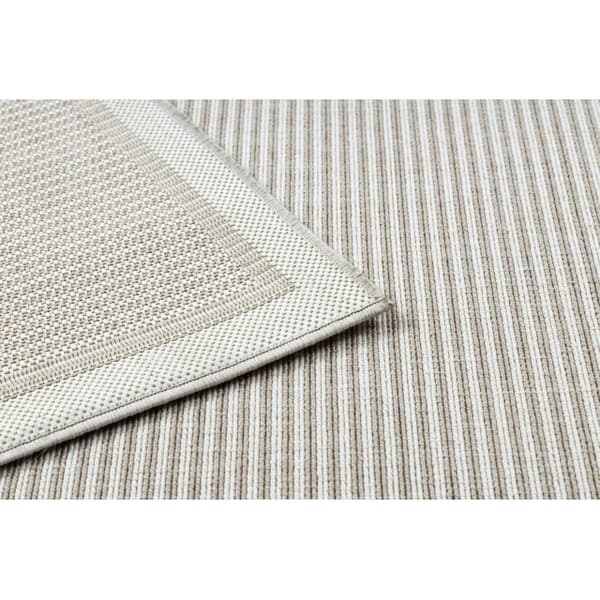 Matta SPRING 20411558 rader, ram sisal, ögla - beige, 120x170 cm