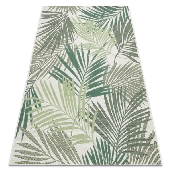Matta COLOR 19433/062 SISAL Leaves Green JUNGLE, 80x150 cm