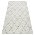 Miniatyrbild 1 av 5: Matta COLOR 19436/062 SISAL Ruter Squares Beige, 120x170 cm
