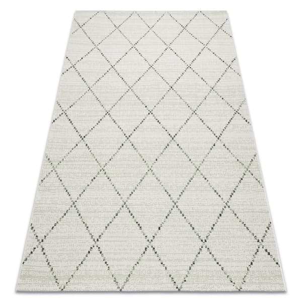 Matta COLOR 19436/062 SISAL Ruter Squares Beige, 120x170 cm