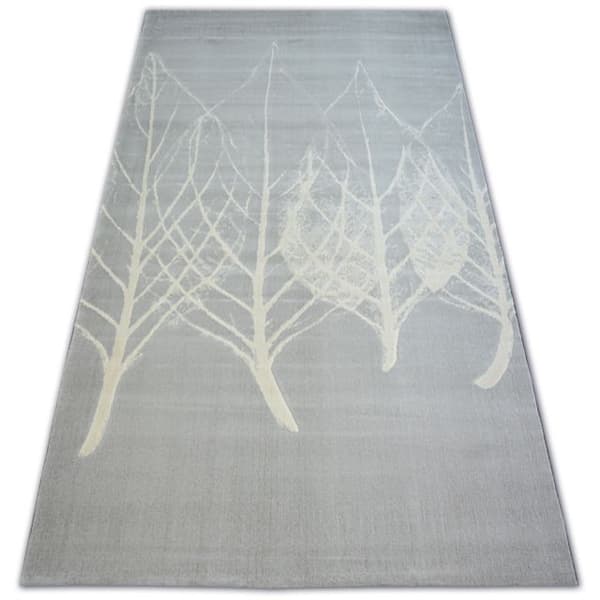 Matta SCANDI 18281/652 LÖV grå grädde, 80x150 cm