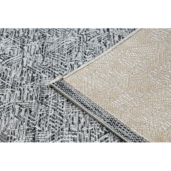 Matto String SIZAL COLOR 47373960 Labyrintti harmaa / beige, 200x290 cm