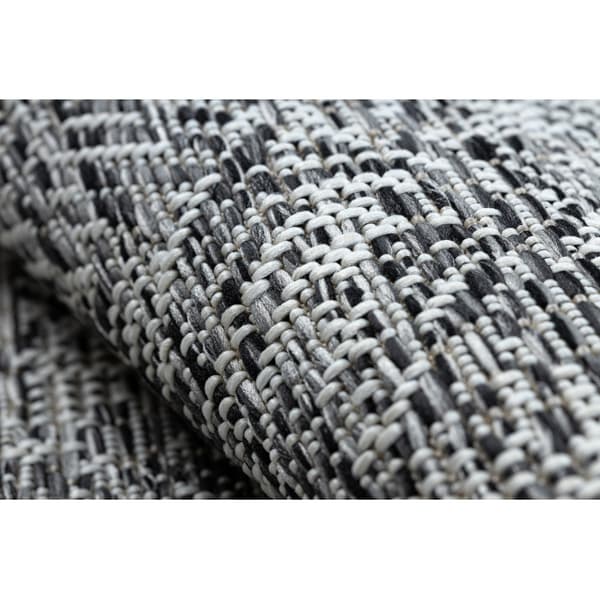 Matto String SIZAL COLOR 47373960 Labyrintti harmaa / beige, 200x290 cm